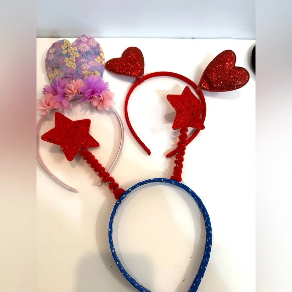 12 Toddler/Little Girls Dress-Up Pretend Play Headbands Holiday Hair Decorations